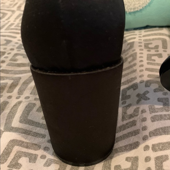 NWT Marc Fisher black booties stretch fabric Retail is $179 - Picture 9 of 10